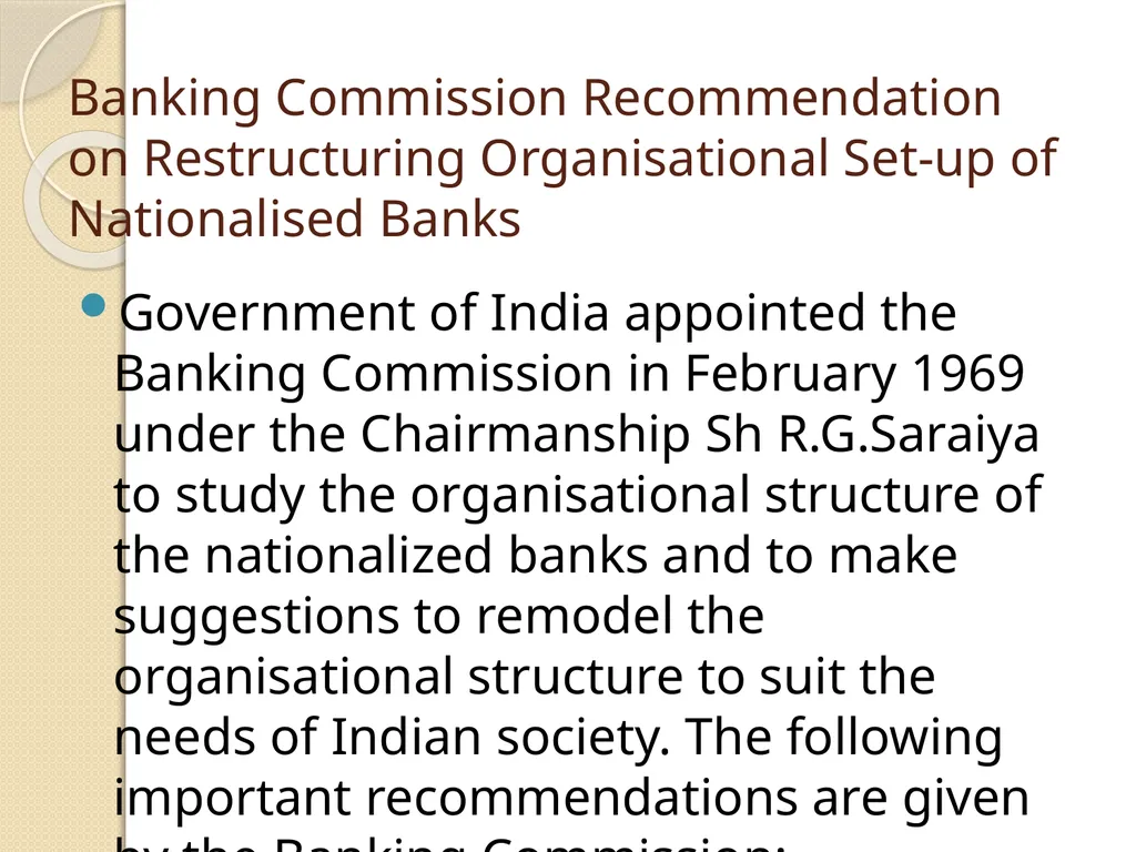 MANAGEMENT AND ORGANISATIONAL SET-UP OF COMMERCIAL - slide 6 of 13