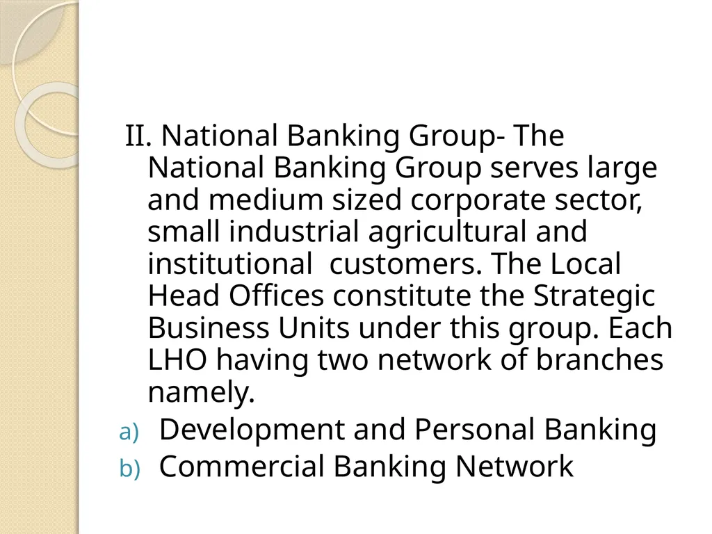 MANAGEMENT AND ORGANISATIONAL SET-UP OF COMMERCIAL - slide 11 of 13