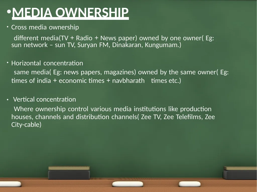 Media organization • • • Unit I Media Organization - slide 10 of 73