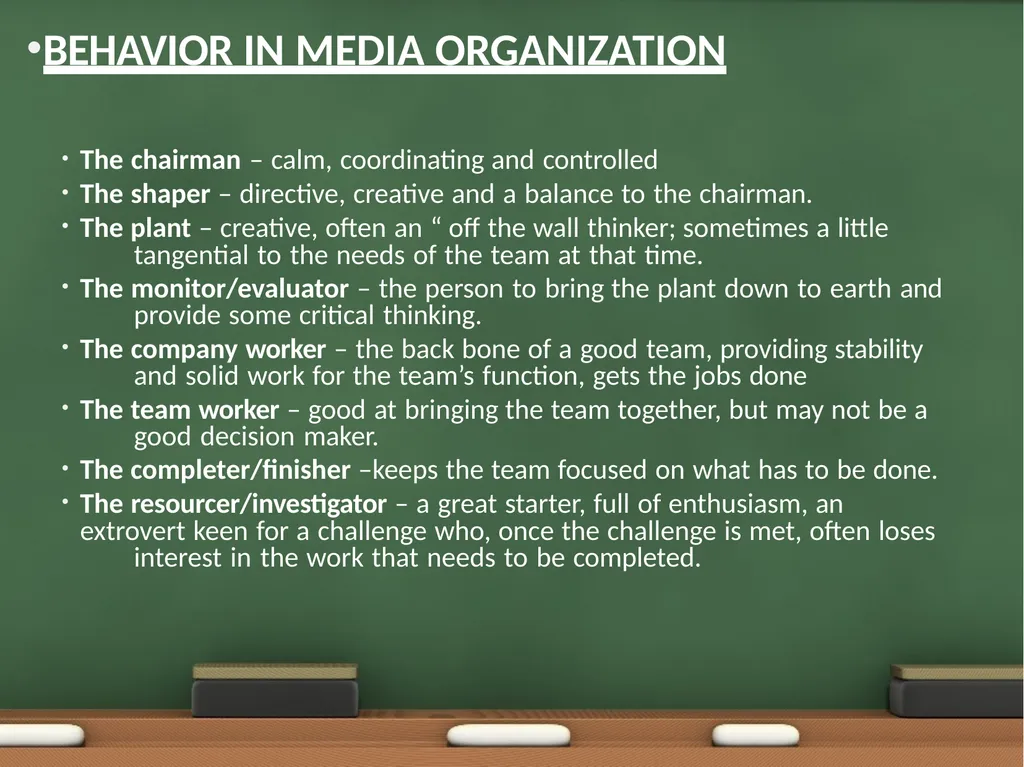 Media organization • • • Unit I Media Organization - slide 28 of 73