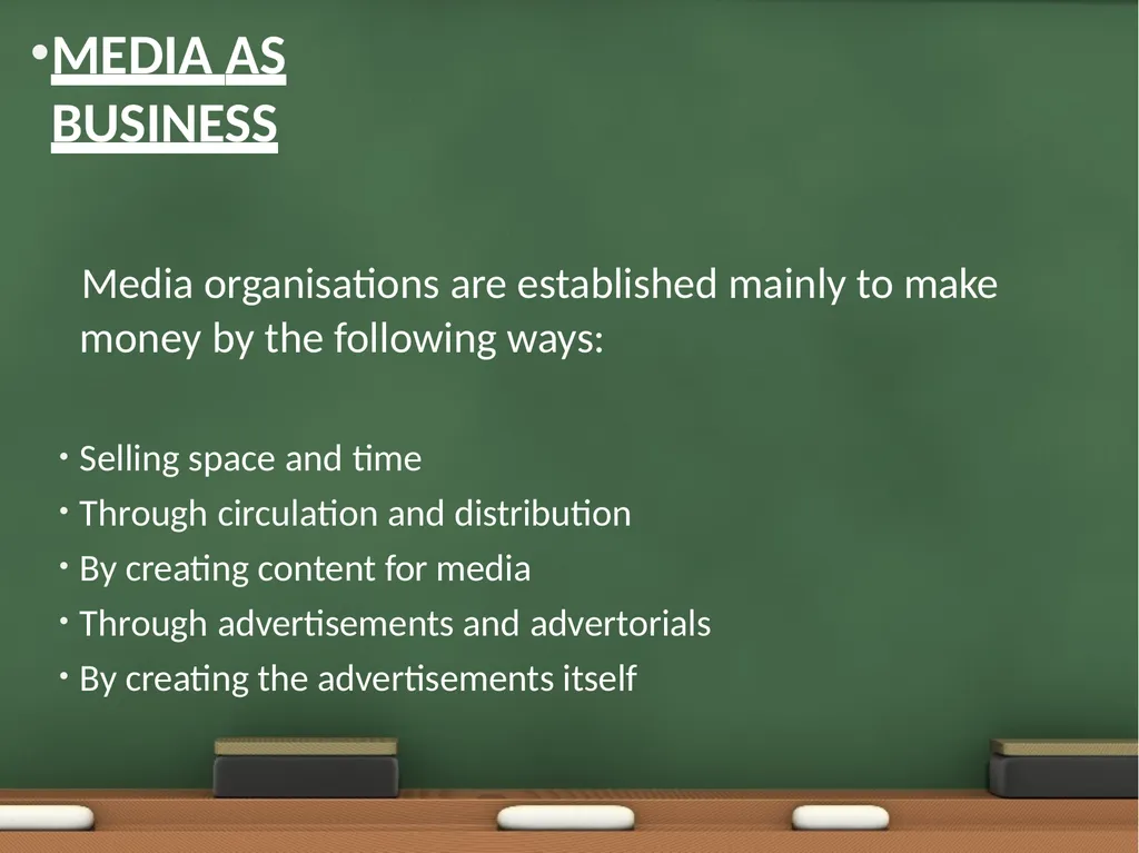 Media organization • • • Unit I Media Organization - slide 19 of 73