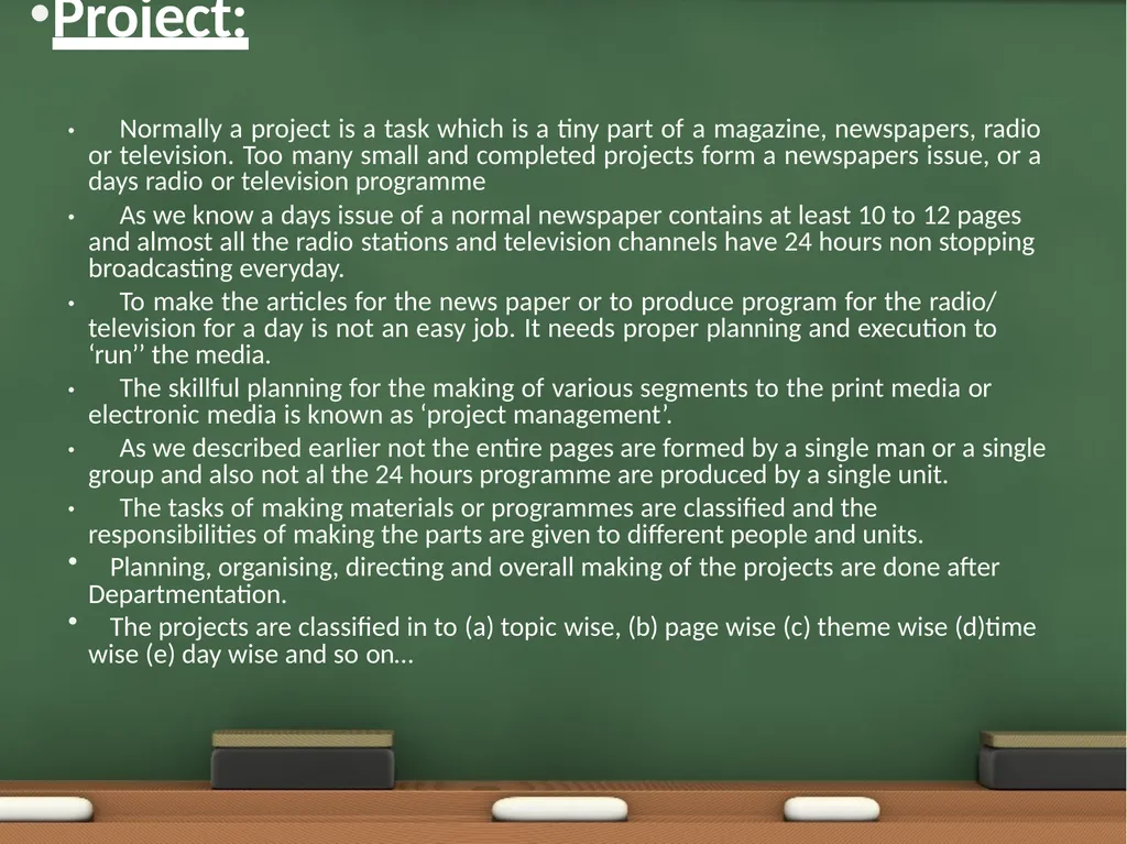 Media organization • • • Unit I Media Organization - slide 55 of 73