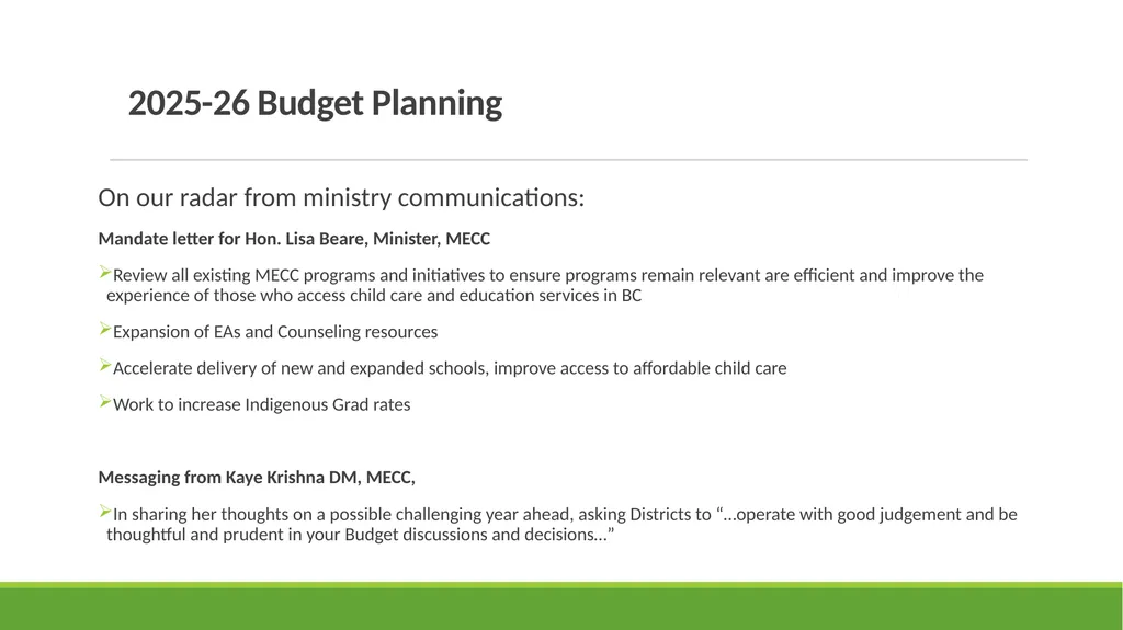 Qualicum School District 2025-26 Budget - slide 27 of 27
