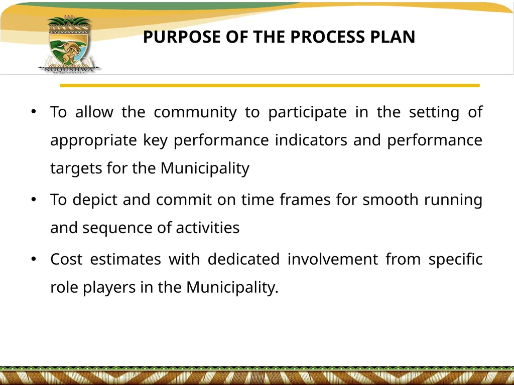 IDP/BUDGET & PMS REP FORUM PRESENTATION ON - slide 4 of 18