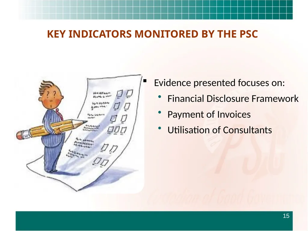 PRESENTATION TO THE STANDING COMMITTEE ON - slide 15 of 68