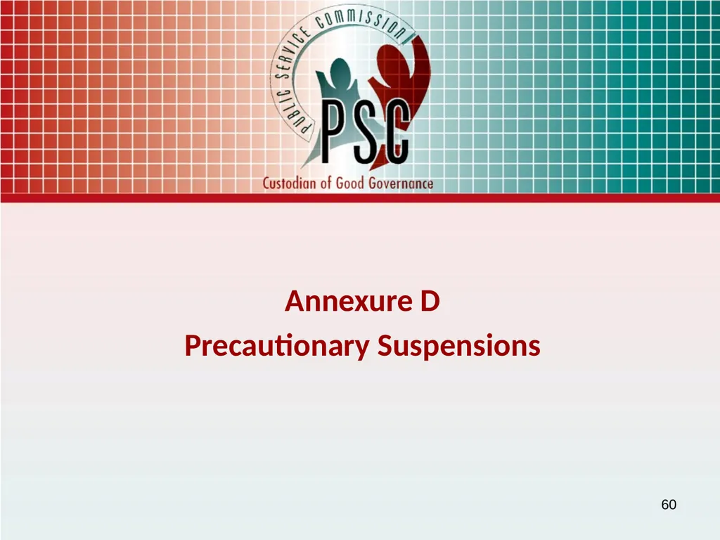 PRESENTATION TO THE STANDING COMMITTEE ON - slide 60 of 68