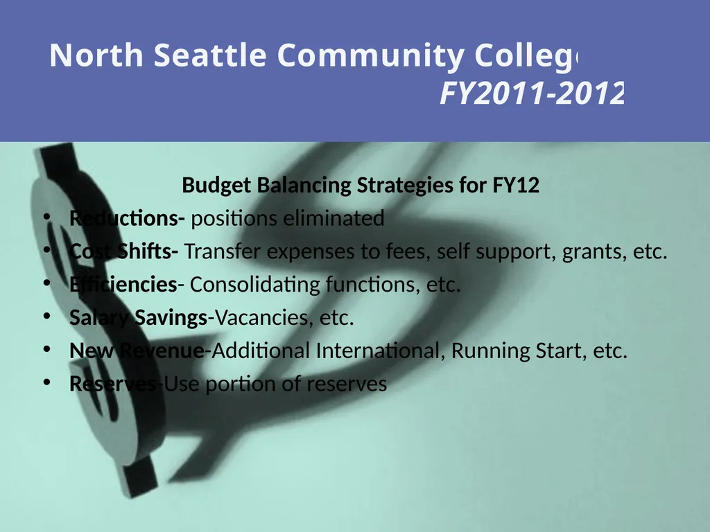 Presented Wednesday, June 8, 2011 South Seattle - slide 43 of 51