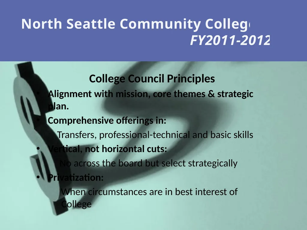 Presented Wednesday, June 8, 2011 South Seattle - slide 42 of 51