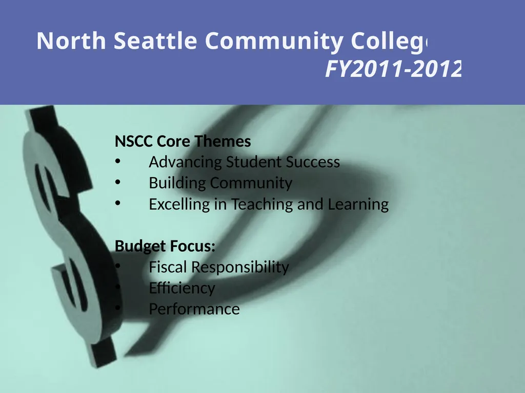 Presented Wednesday, June 8, 2011 South Seattle - slide 41 of 51