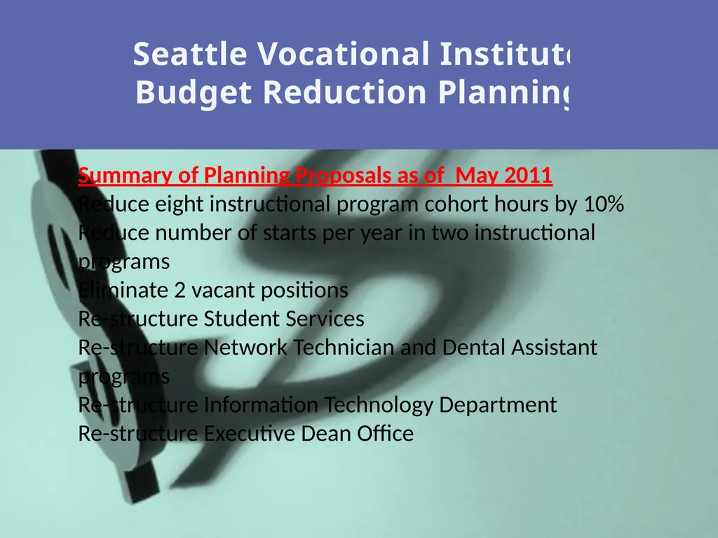 Presented Wednesday, June 8, 2011 South Seattle - slide 39 of 51