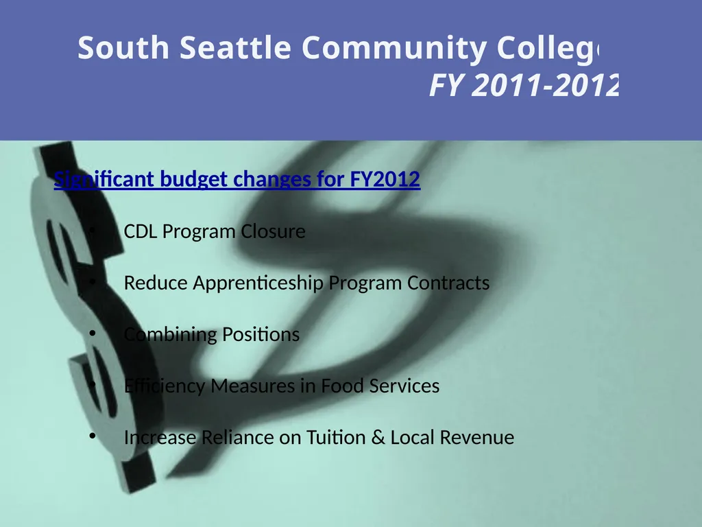 Presented Wednesday, June 8, 2011 South Seattle - slide 49 of 51
