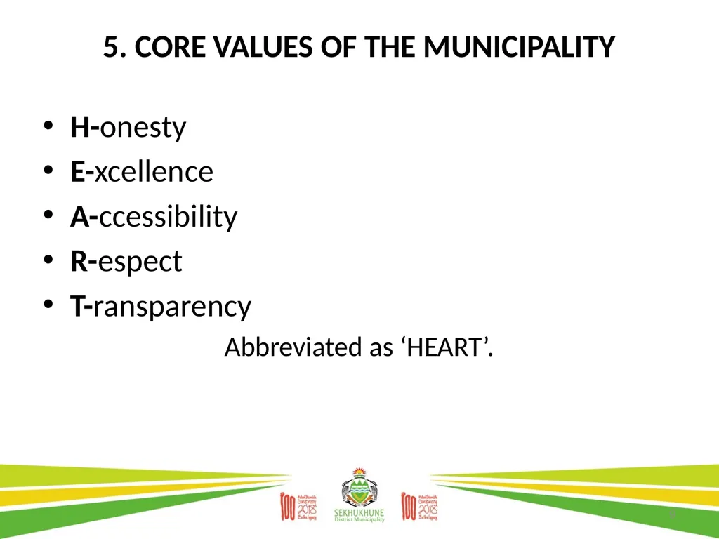 DRAFT DISTRICT DEVELOPMENT PLAN AND BUDGET FOR - slide 9 of 50
