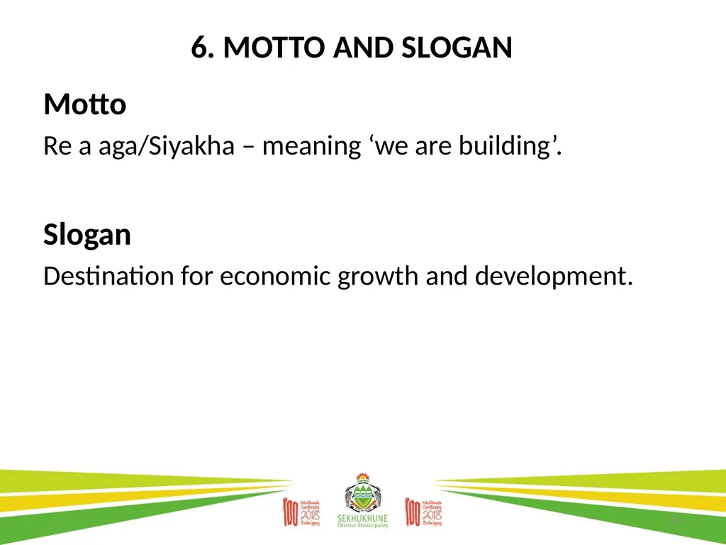 DRAFT DISTRICT DEVELOPMENT PLAN AND BUDGET FOR - slide 10 of 50