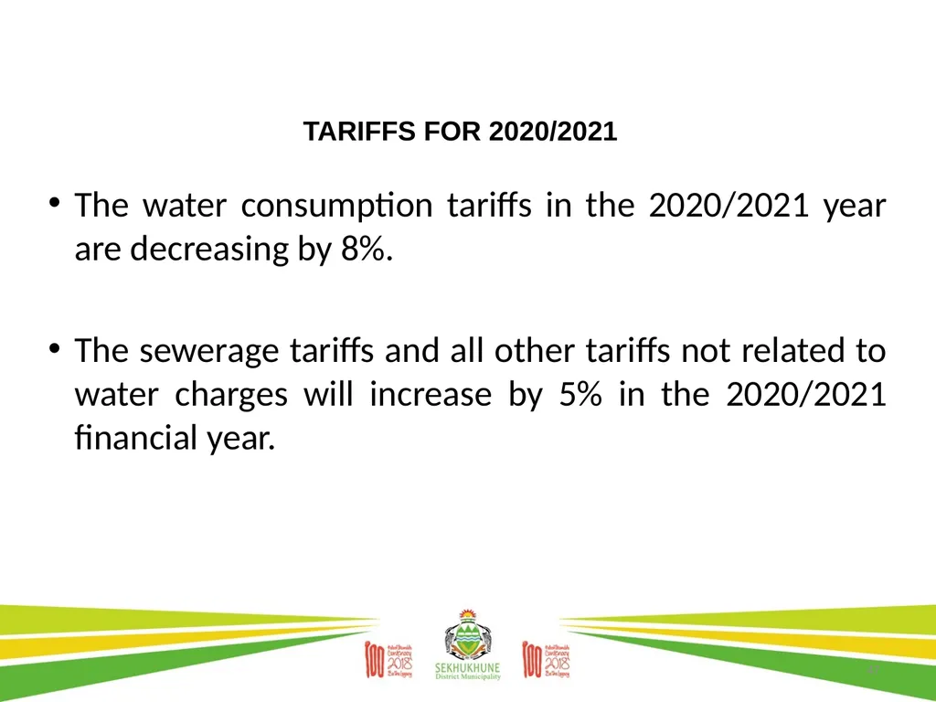 DRAFT DISTRICT DEVELOPMENT PLAN AND BUDGET FOR - slide 47 of 50