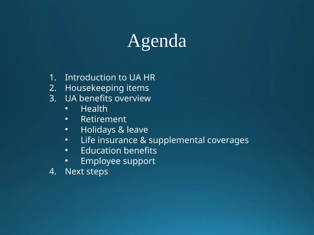 Welcome to University of Alaska! Benefits Overview - slide 2 of 87