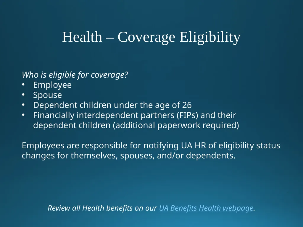 Welcome to University of Alaska! Benefits Overview - slide 17 of 87