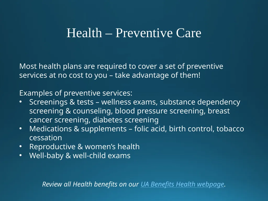 Welcome to University of Alaska! Benefits Overview - slide 23 of 87