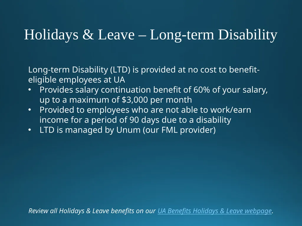 Welcome to University of Alaska! Benefits Overview - slide 67 of 87