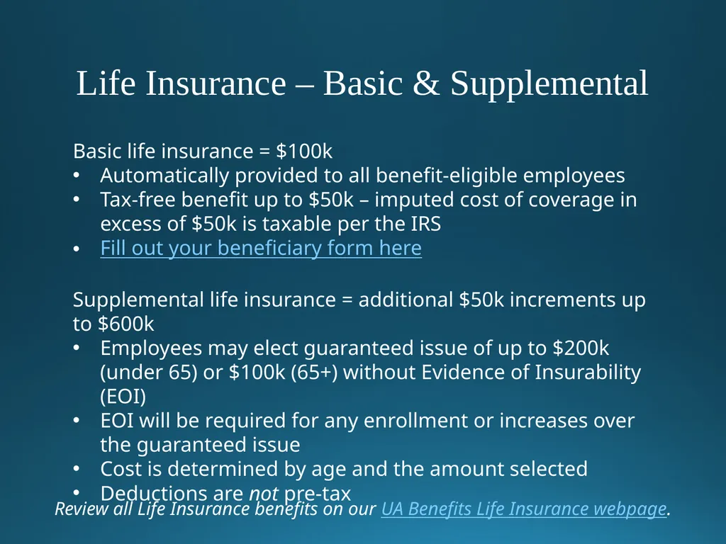 Welcome to University of Alaska! Benefits Overview - slide 70 of 87