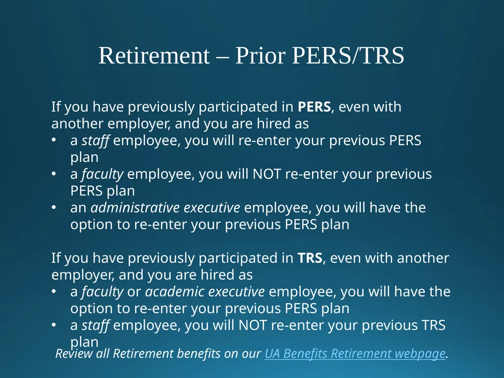 Welcome to University of Alaska! Benefits Overview - slide 49 of 87