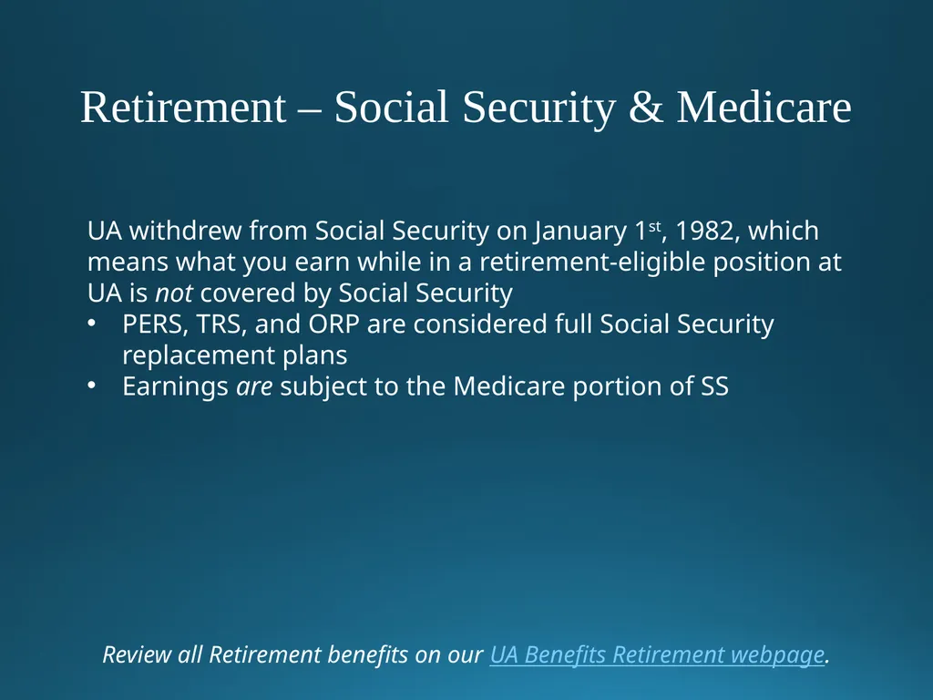 Welcome to University of Alaska! Benefits Overview - slide 57 of 87