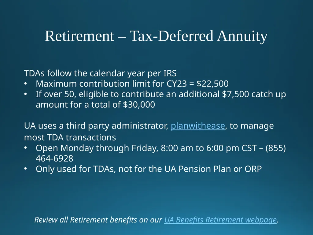 Welcome to University of Alaska! Benefits Overview - slide 56 of 87