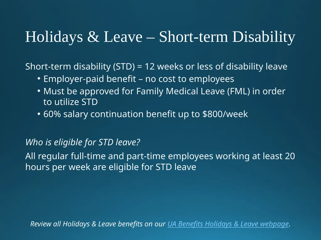 Welcome to University of Alaska! Benefits Overview - slide 66 of 87