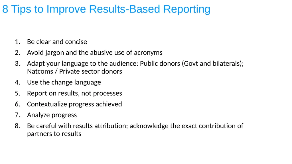 ESA REGIONAL OFFICE Result-Based Management - slide 97 of 101