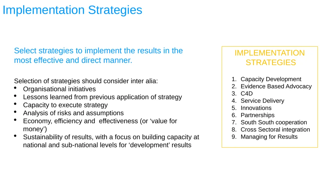 ESA REGIONAL OFFICE Result-Based Management - slide 66 of 101