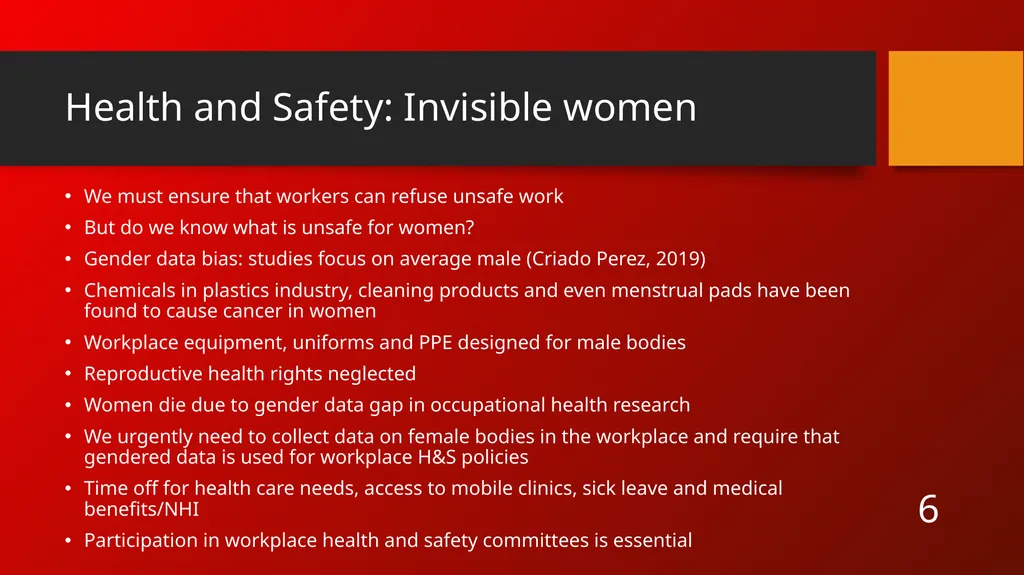 Gender Equity and Collective Bargaining Why Gender - slide 6 of 17