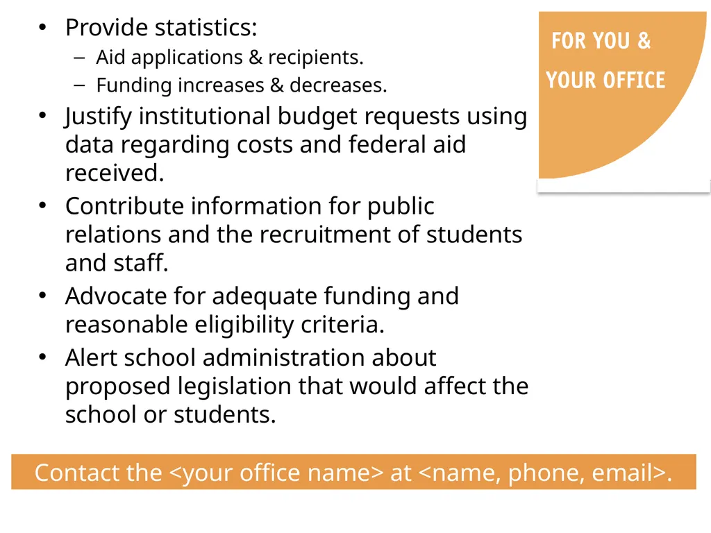 <presenter name> <title> <office> Administer - slide 6 of 9