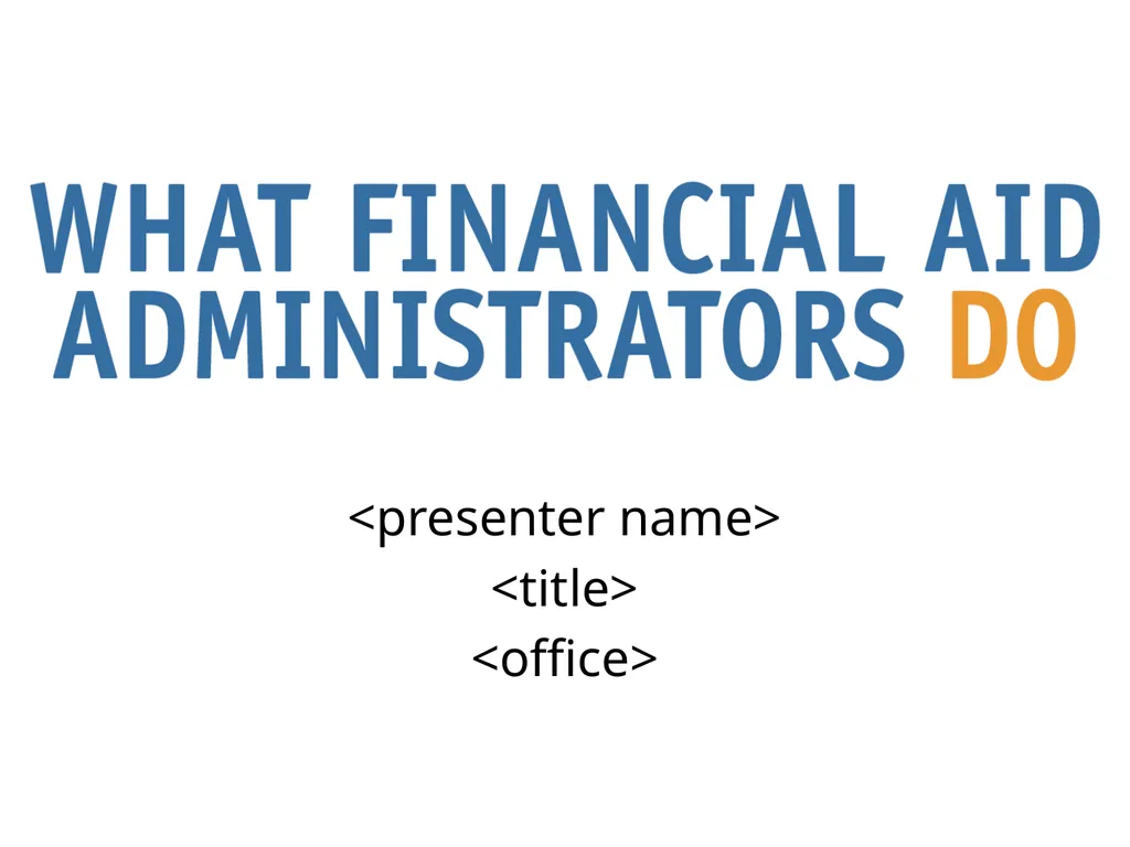 <presenter name> <title> <office> Administer - slide 1 of 9