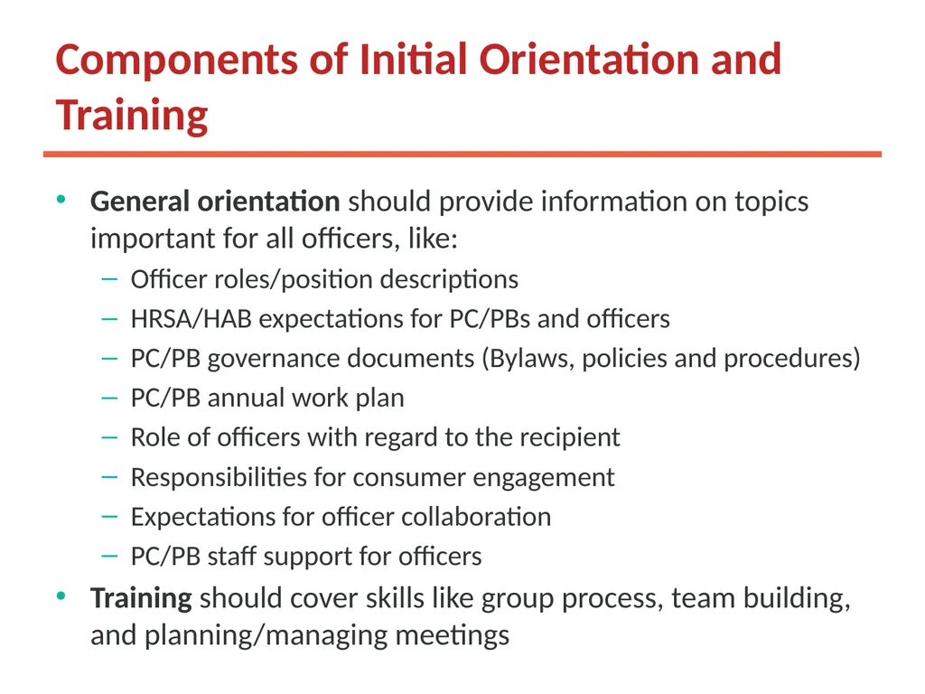 Working Together: Effective Committees and PC/PB - slide 26 of 36