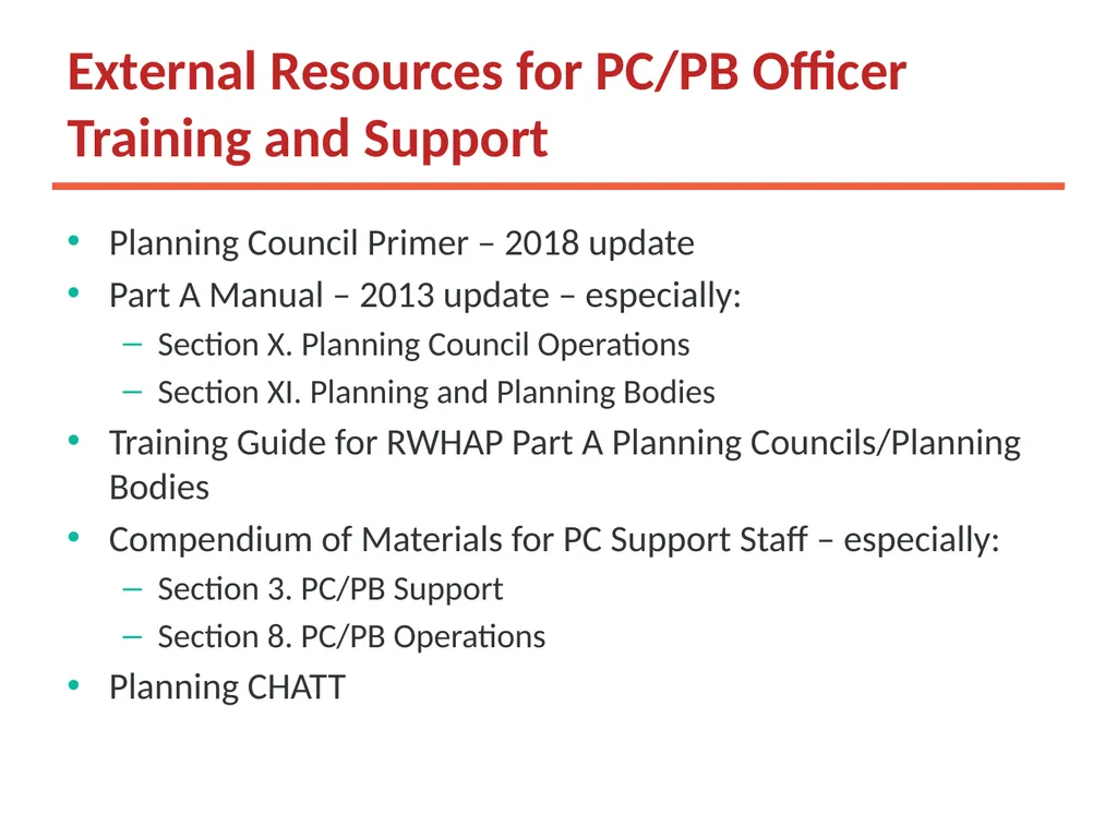 Working Together: Effective Committees and PC/PB - slide 32 of 36
