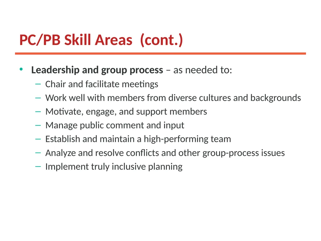 Working Together: Effective Committees and PC/PB - slide 21 of 36