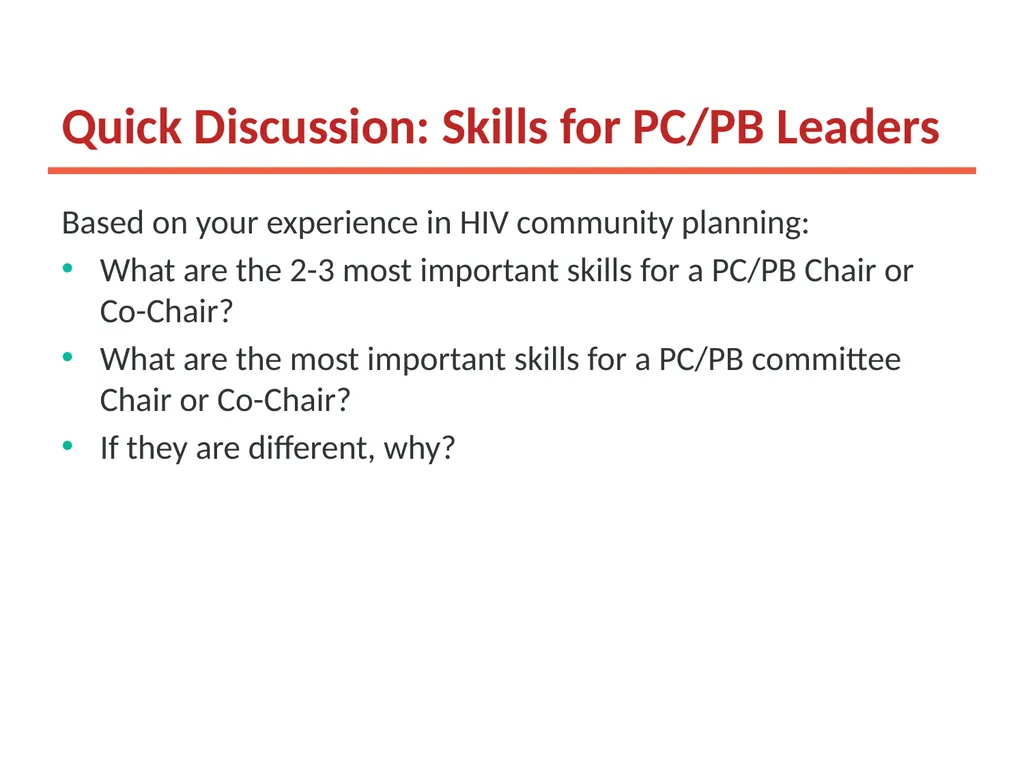 Working Together: Effective Committees and PC/PB - slide 18 of 36
