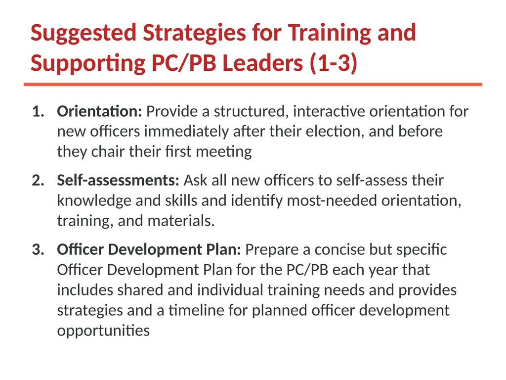 Working Together: Effective Committees and PC/PB - slide 27 of 36