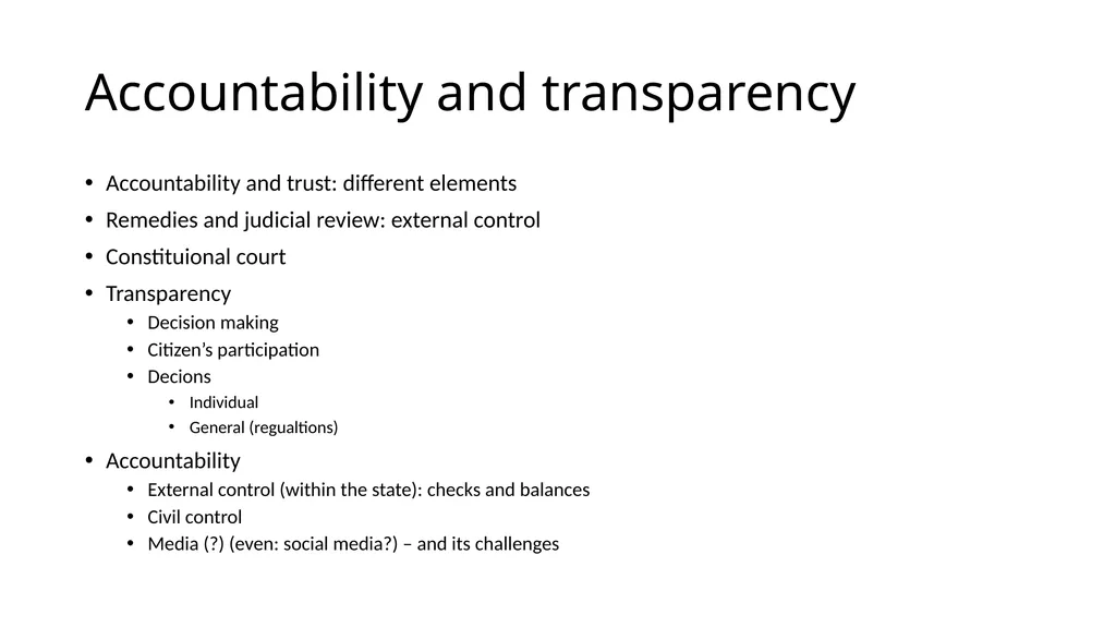 Introduction to Comparative Administrative Law - slide 33 of 83