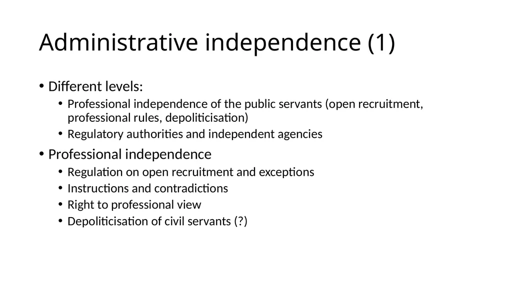 Introduction to Comparative Administrative Law - slide 31 of 83