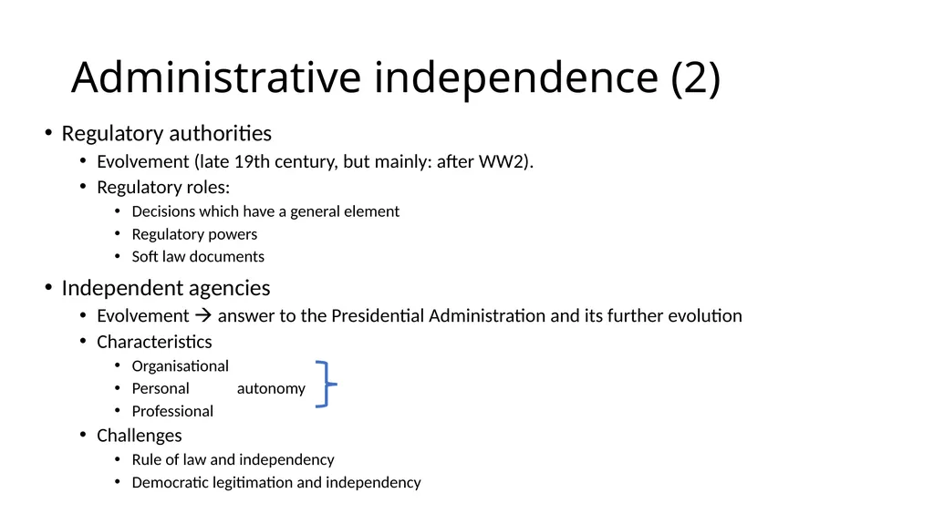 Introduction to Comparative Administrative Law - slide 32 of 83
