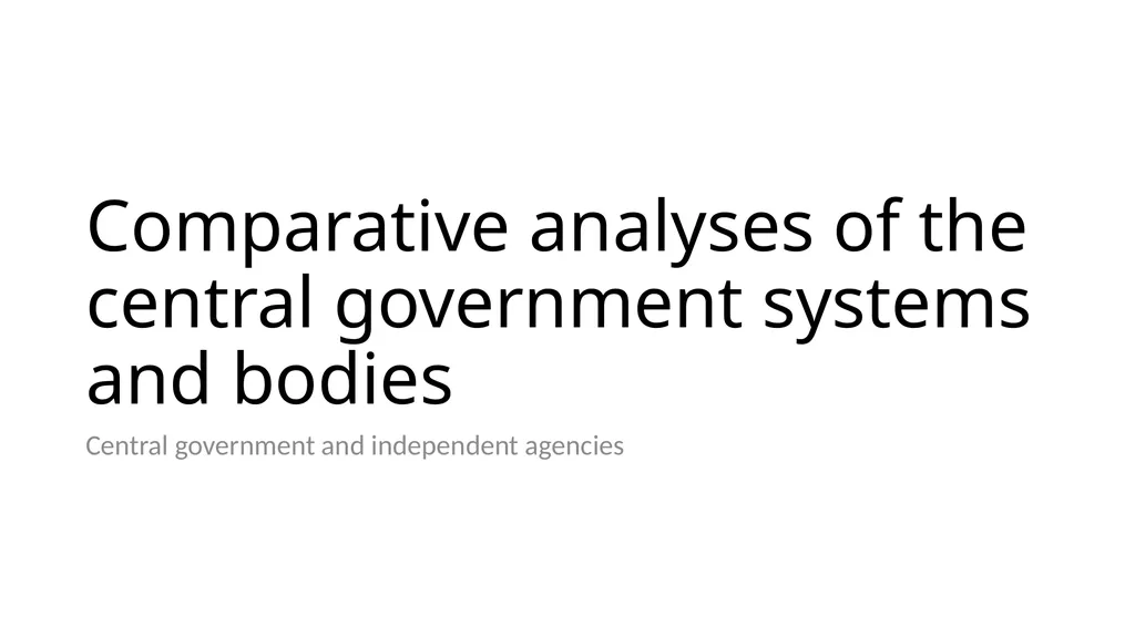Introduction to Comparative Administrative Law - slide 34 of 83