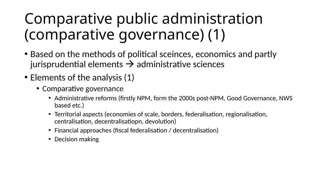 Introduction to Comparative Administrative Law - slide 19 of 83