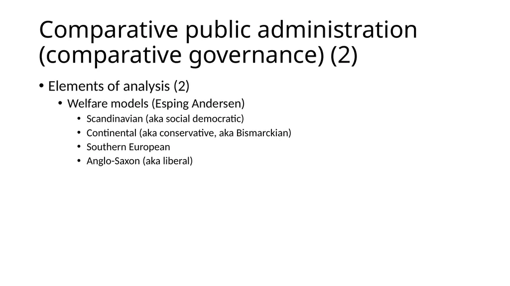 Introduction to Comparative Administrative Law - slide 20 of 83