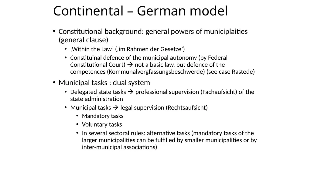 Introduction to Comparative Administrative Law - slide 74 of 83
