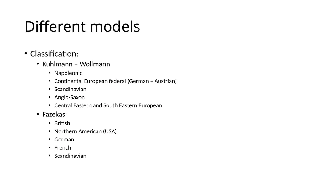 Introduction to Comparative Administrative Law - slide 35 of 83
