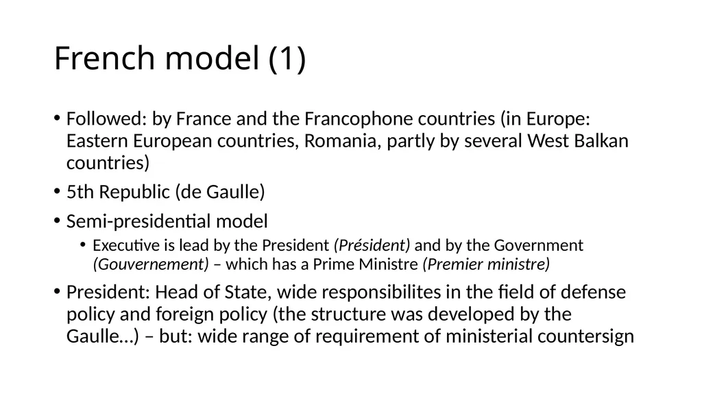 Introduction to Comparative Administrative Law - slide 43 of 83