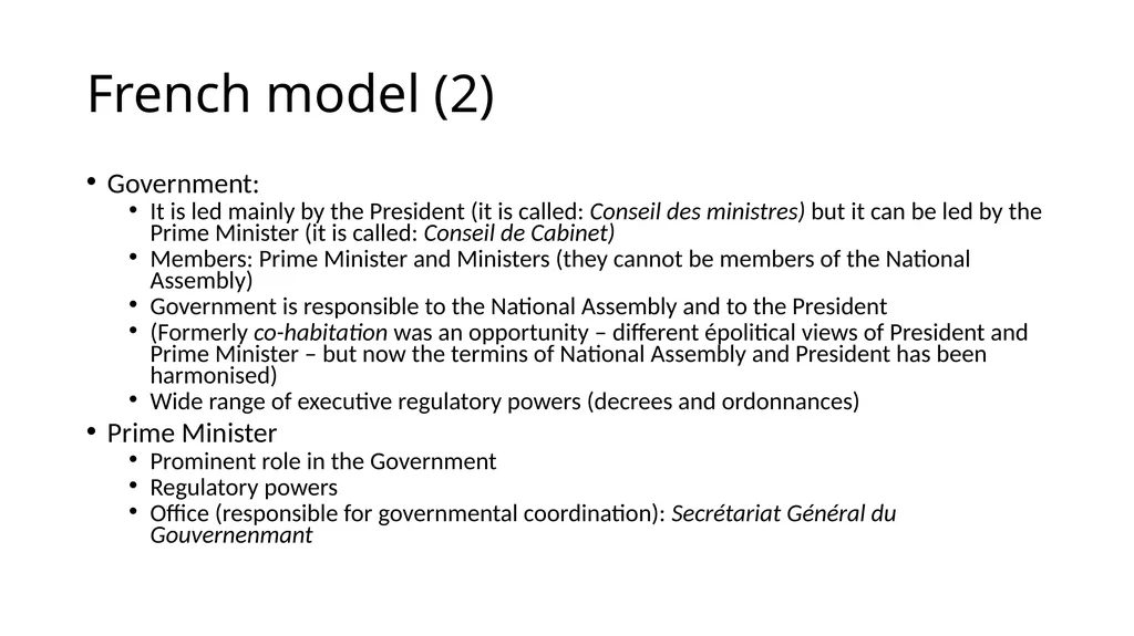 Introduction to Comparative Administrative Law - slide 44 of 83