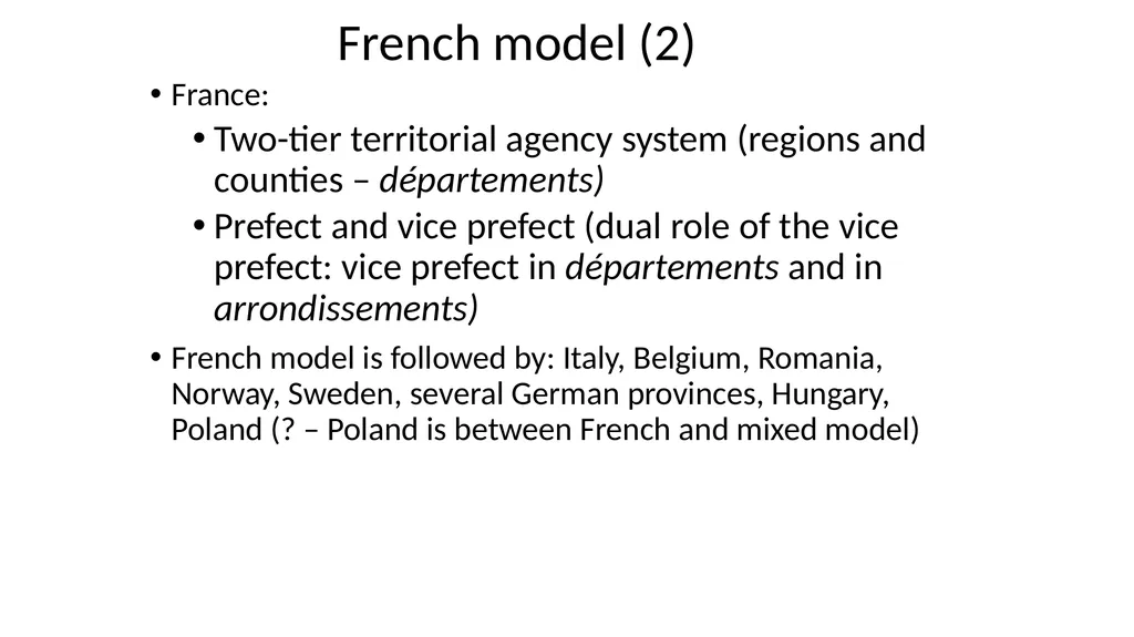 Introduction to Comparative Administrative Law - slide 65 of 83