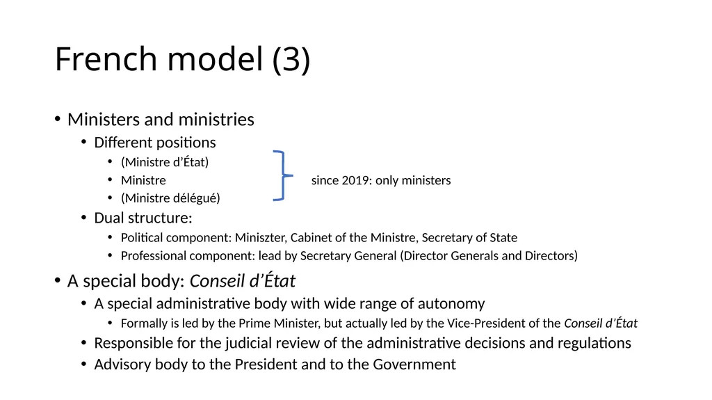 Introduction to Comparative Administrative Law - slide 45 of 83
