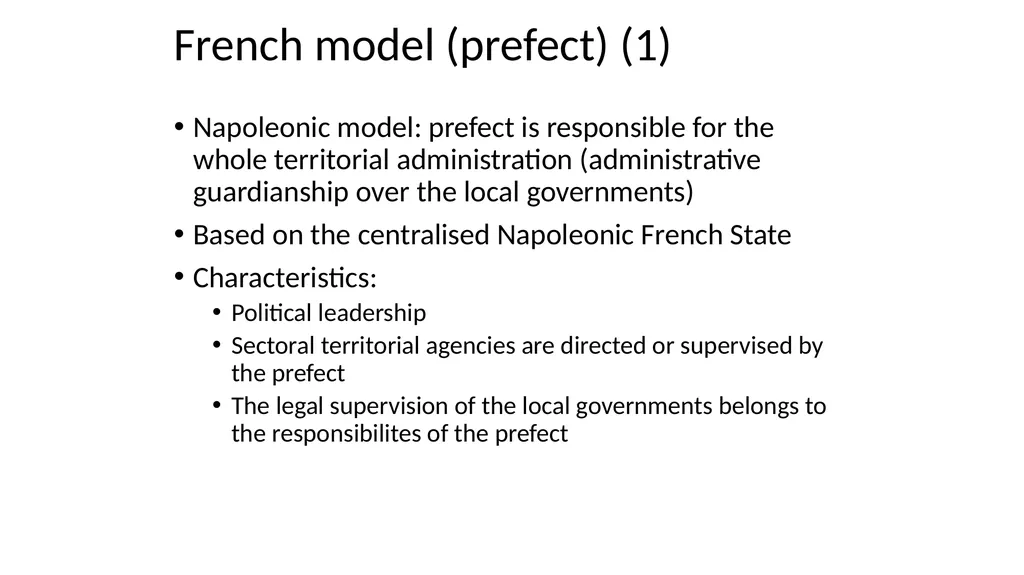 Introduction to Comparative Administrative Law - slide 64 of 83